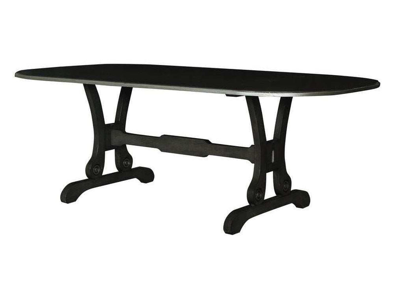 House Beatrice Dining Table in Charcoal 68810 - Ornate Home