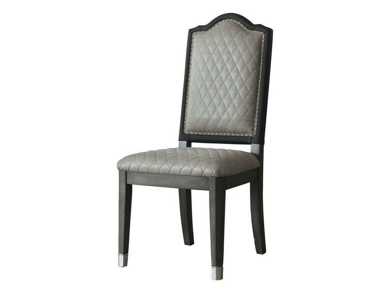 House Beatrice Side Chair in Charcoal (Set of 2) 68812 - Ornate Home