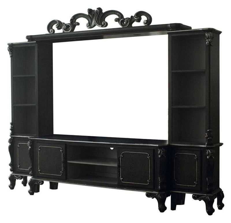 House Delphine Entertainment Center in Charcoal - Ornate Home