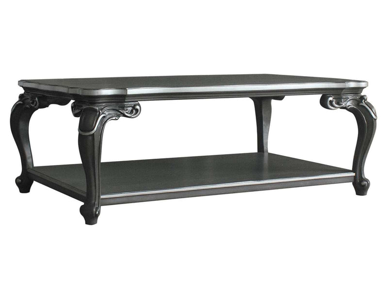 House Delphine Rectangular Coffee Table in Charcoal 88835 - Ornate Home