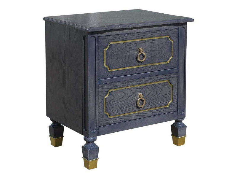 House Marchese 2Drawer Nightstand in Tobacco - Ornate Home