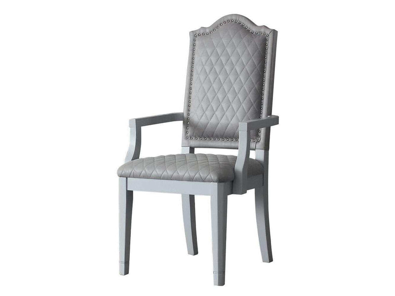House Marchese Arm Chair in Pearl Gray (Set of 2) 68863 - Ornate Home