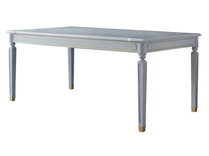 Acme Furniture House Marchese Dining Table in Pearl Gray 68860 - Ornate Home