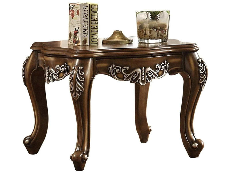 Acme Furniture Latisha End Table in Antique Oak 82117 - Ornate Home