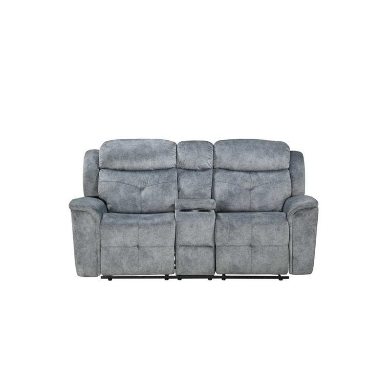 Mariana Motion Loveseat in Silver Gray 55031 - Ornate Home