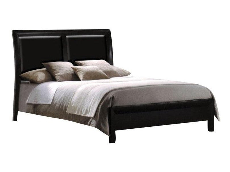 Acme Ireland Bycast California King Platform Bed in Black 04151CK - Ornate Home