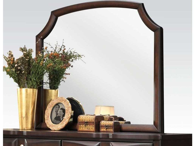 Acme Lancaster Landscape Mirror in Espresso 24574 - Ornate Home