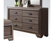 Lyndon Drawer Dresser in Weathered Gray Grain - Ornate Home