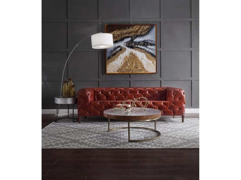 Acme Orsin Sofa in Merlot 55070 - Ornate Home