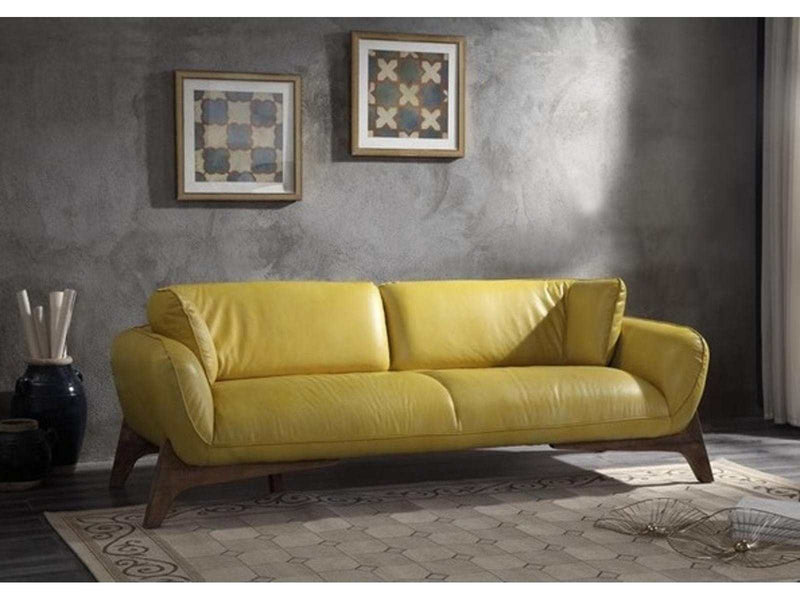 Acme Pesach Sofa in Mustard 55075 - Ornate Home