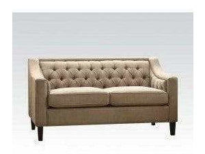 Suzanne Loveseat in Beige Fabric - Ornate Home