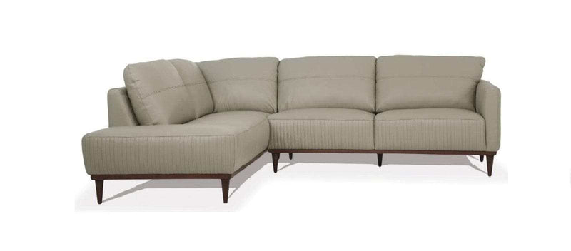 Acme Tampa Sectional Sofa in Airy Green 54995 - Ornate Home