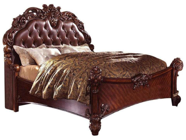 Vendome Cal King Panel Bed in Cherry - Ornate Home