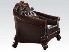 Vendome Living Room Chair in Cherry 53132 - Ornate Home