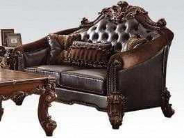 Vendome Loveseat in Cherry - Ornate Home