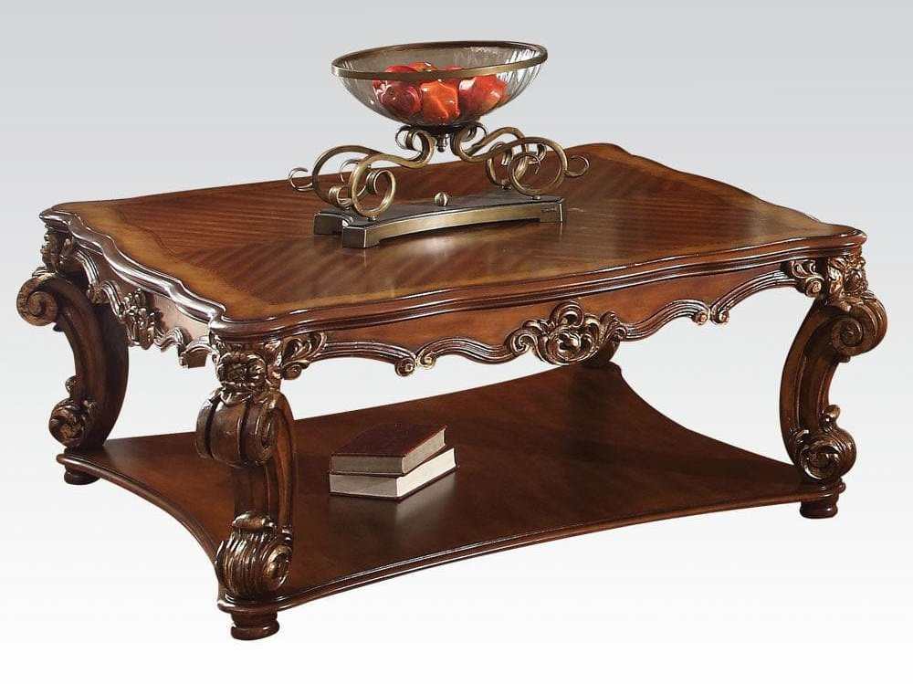 Vendome Square Coffee Table in Cherry - Ornate Home