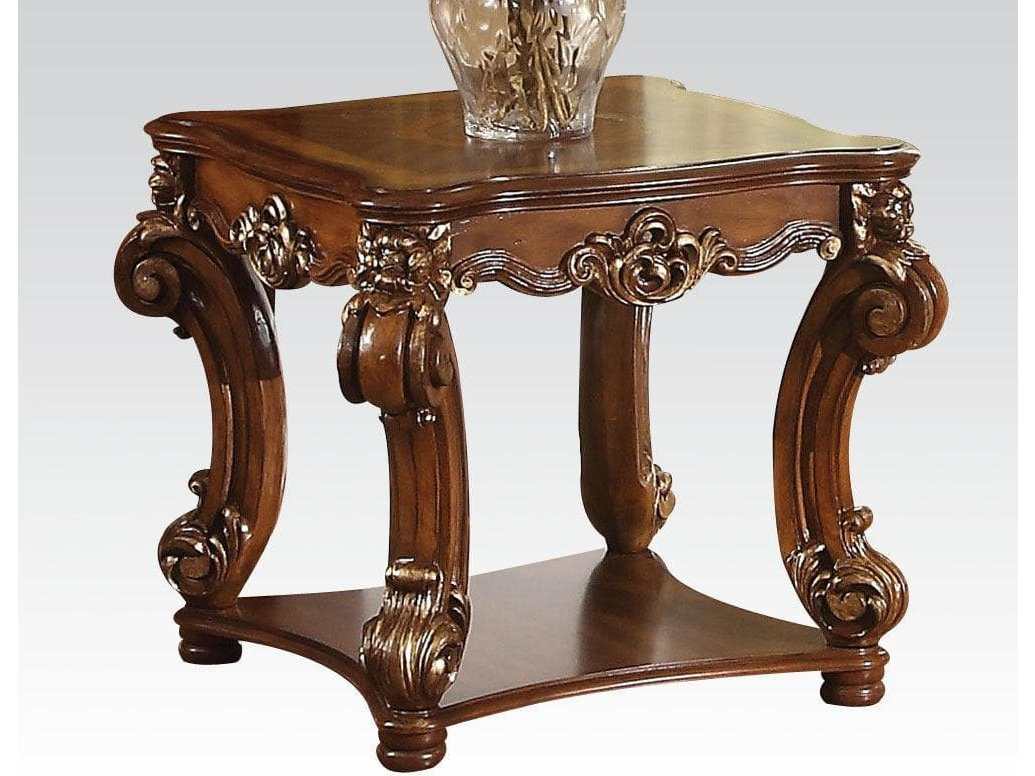 Vendome Square End Table in Cherry - Ornate Home