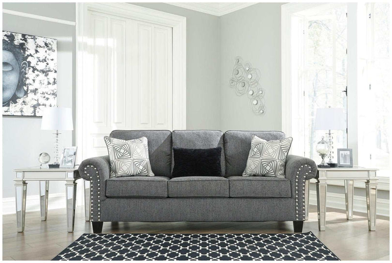 [SOFT OPENING DEAL] Agleno - Charcoal - 2pc Living Room Set - Ornate Home