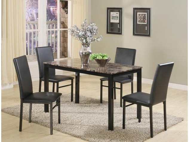 Aiden 5Piece Dining Set - Ornate Home