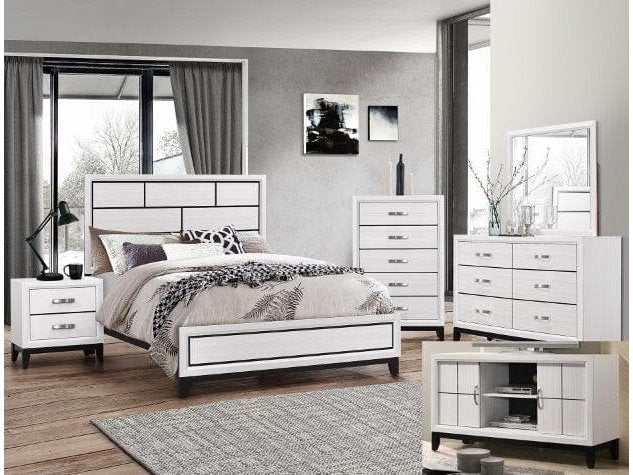 Akerson - Chalk White - Panel Youth Bedroom Set - Ornate Home