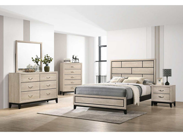 Akerson Driftwood Panel Bedroom Set - Ornate Home