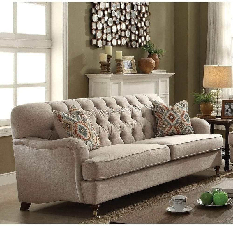 Alianza Beige Sofa - Ornate Home