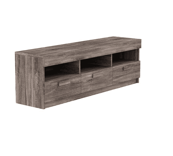 Alvin Rustic Oak 60" TV Stand - Ornate Home