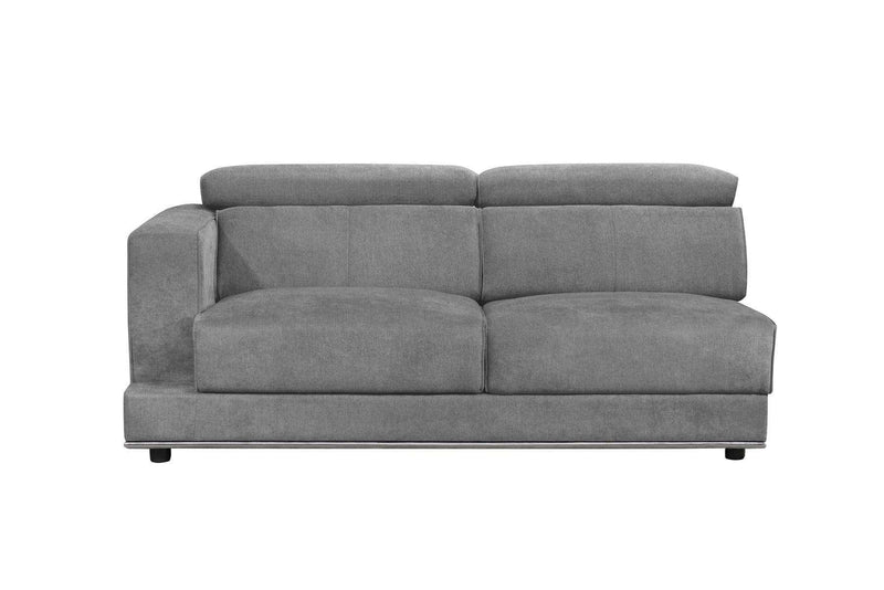 Alwin - Dark Gray - 4pc Sectional Sofa - Ornate Home