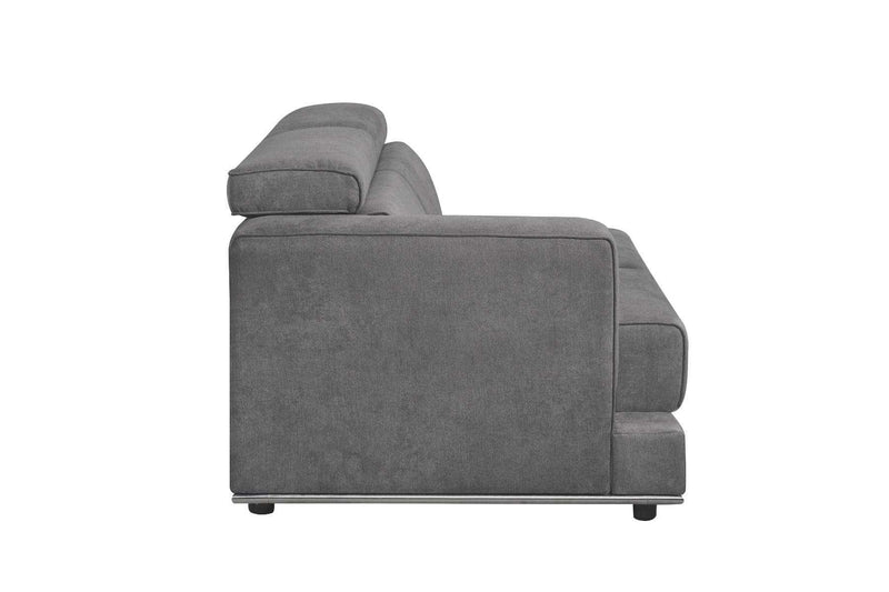 Alwin - Dark Gray - 4pc Sectional Sofa - Ornate Home
