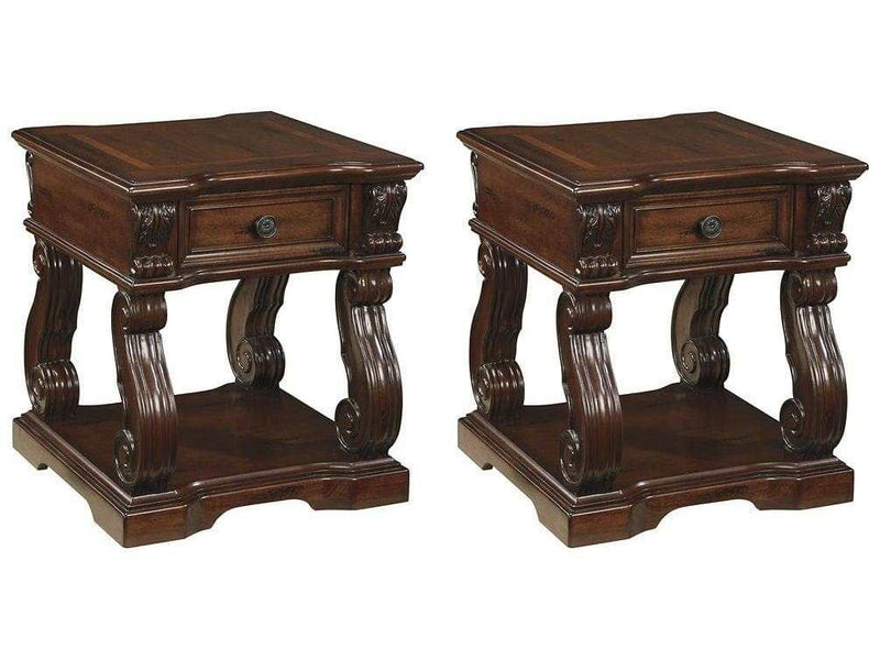 Alymere 2-Piece End Table Set - Ornate Home