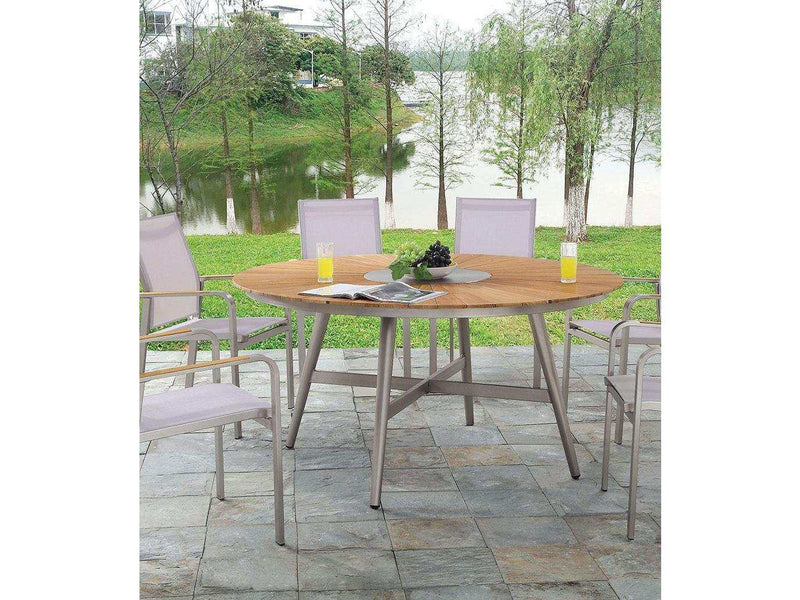 Arshana - Champagne & Oak - Outdoor Table - Ornate Home