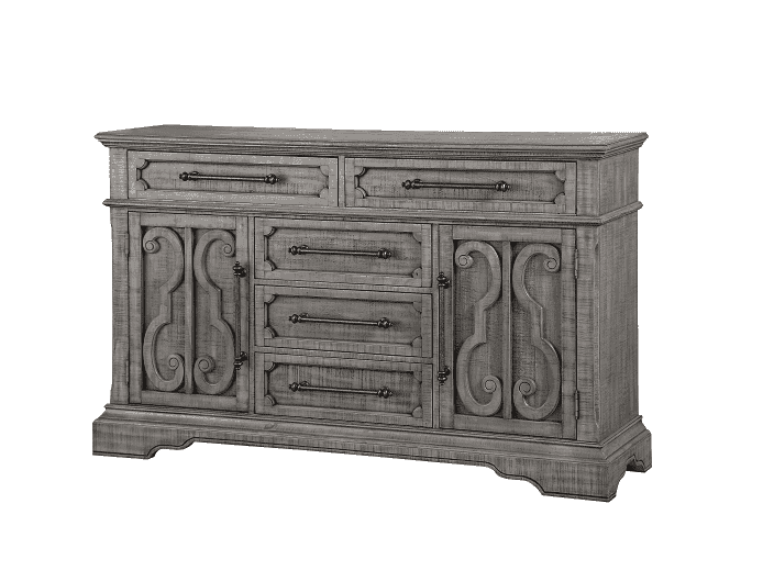 Artesia Salvaged Natural Dresser - Ornate Home