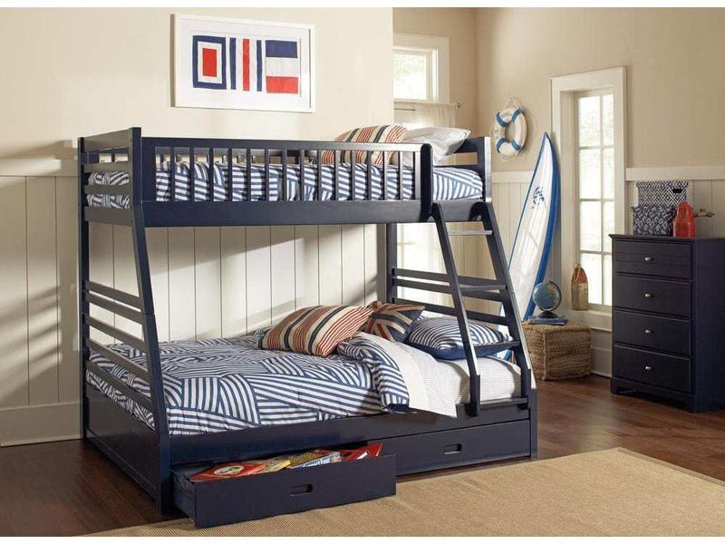 Ashton Navy TwinoverFull Bunk Bed - Ornate Home