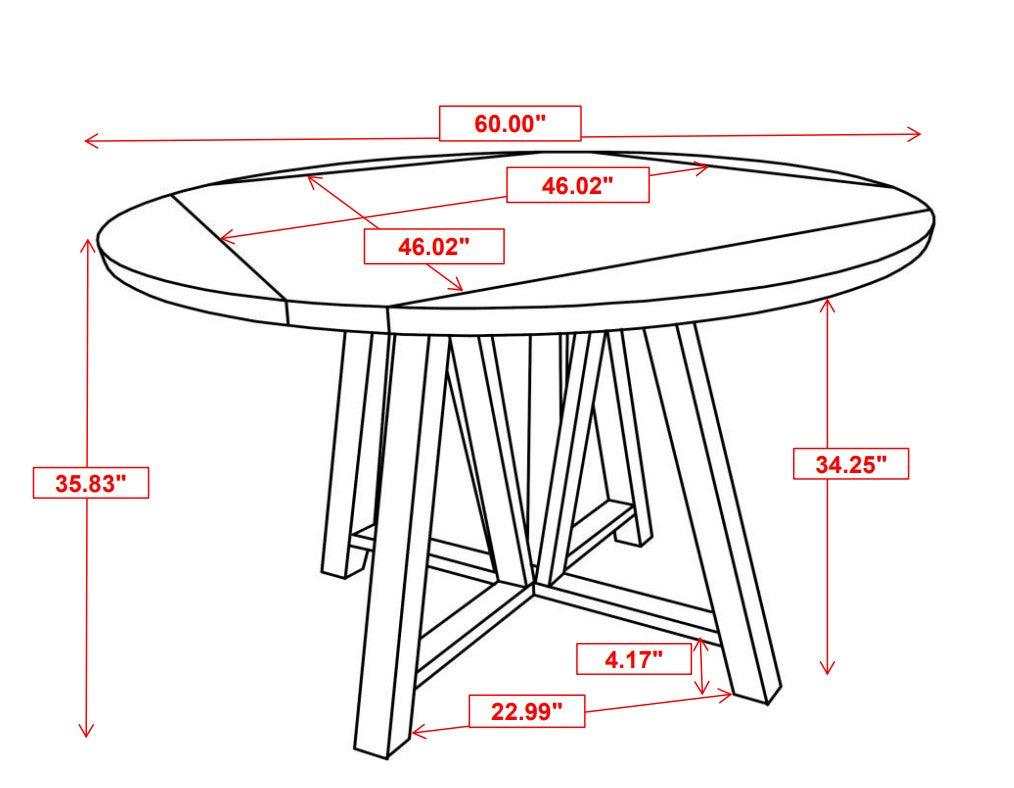 Athens Barn Grey Round Counter Height Table w/ Drop Leaf - Ornate Home