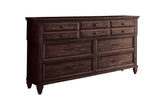 Avenue Burnished Brown 5pc California King Panel Bedroom Set - Ornate Home