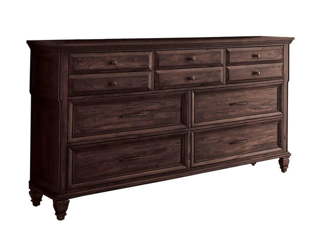 Avenue Weathered Burnished Brown Dresser - Ornate Home