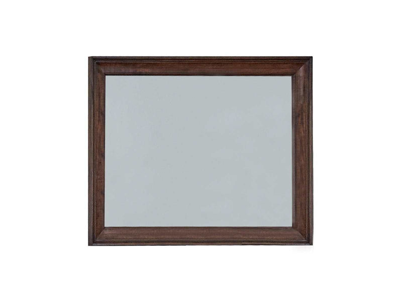Avenue Weathered Burnished Brown Rectangle Dresser Mirror - Ornate Home