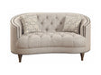 Avonlea Beige Stationary Loveseat - Ornate Home