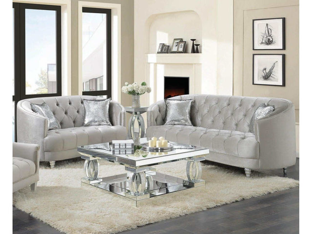 Avonlea Grey 2pc Living Room Set - Ornate Home