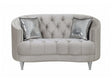 Avonlea Grey Stationary Loveseat - Ornate Home