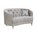 Avonlea Grey Stationary Loveseat - Ornate Home