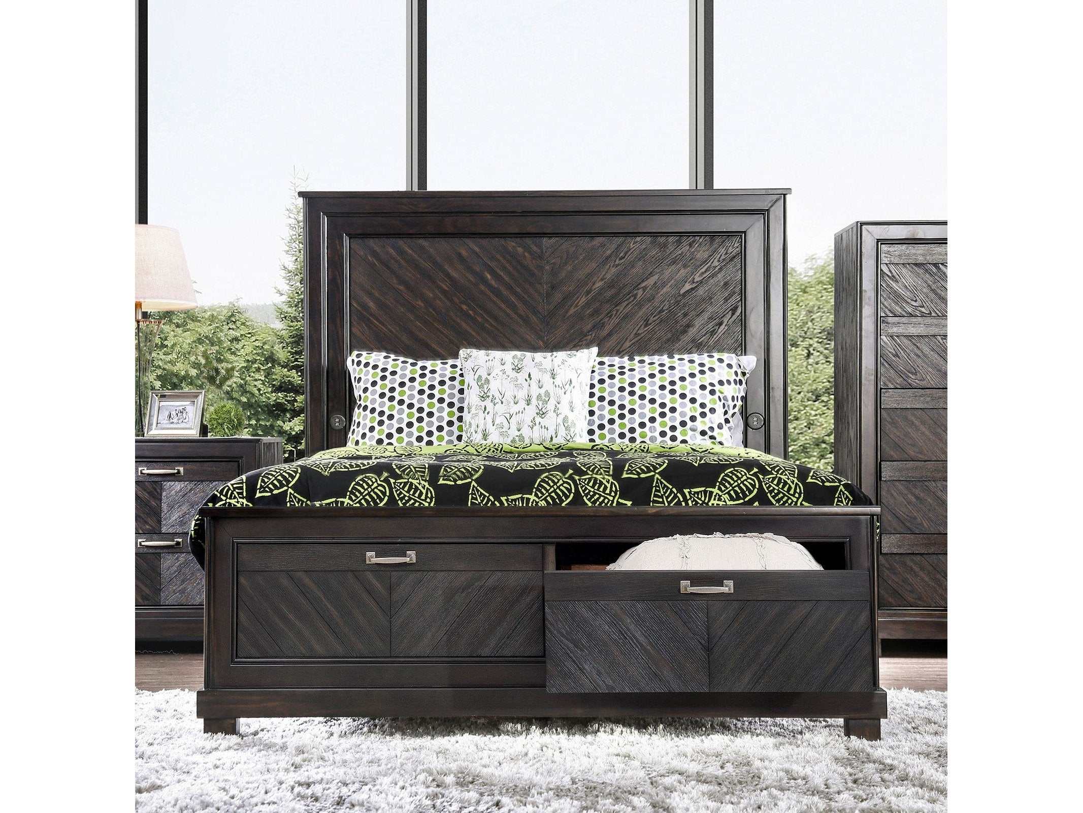 Argyros Espresso Eastern King Bed - Ornate Home