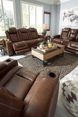 Backtrack Chocolate Power Reclining Sofa - Ornate Home