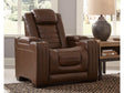 Backtrack Chocolate Power Recliner - Ornate Home