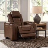 Backtrack Chocolate Power Recliner - Ornate Home