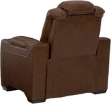 Backtrack Chocolate Power Recliner - Ornate Home