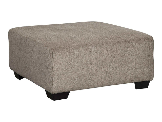 Ballinasloe Platinum Oversized Ottoman - Ornate Home