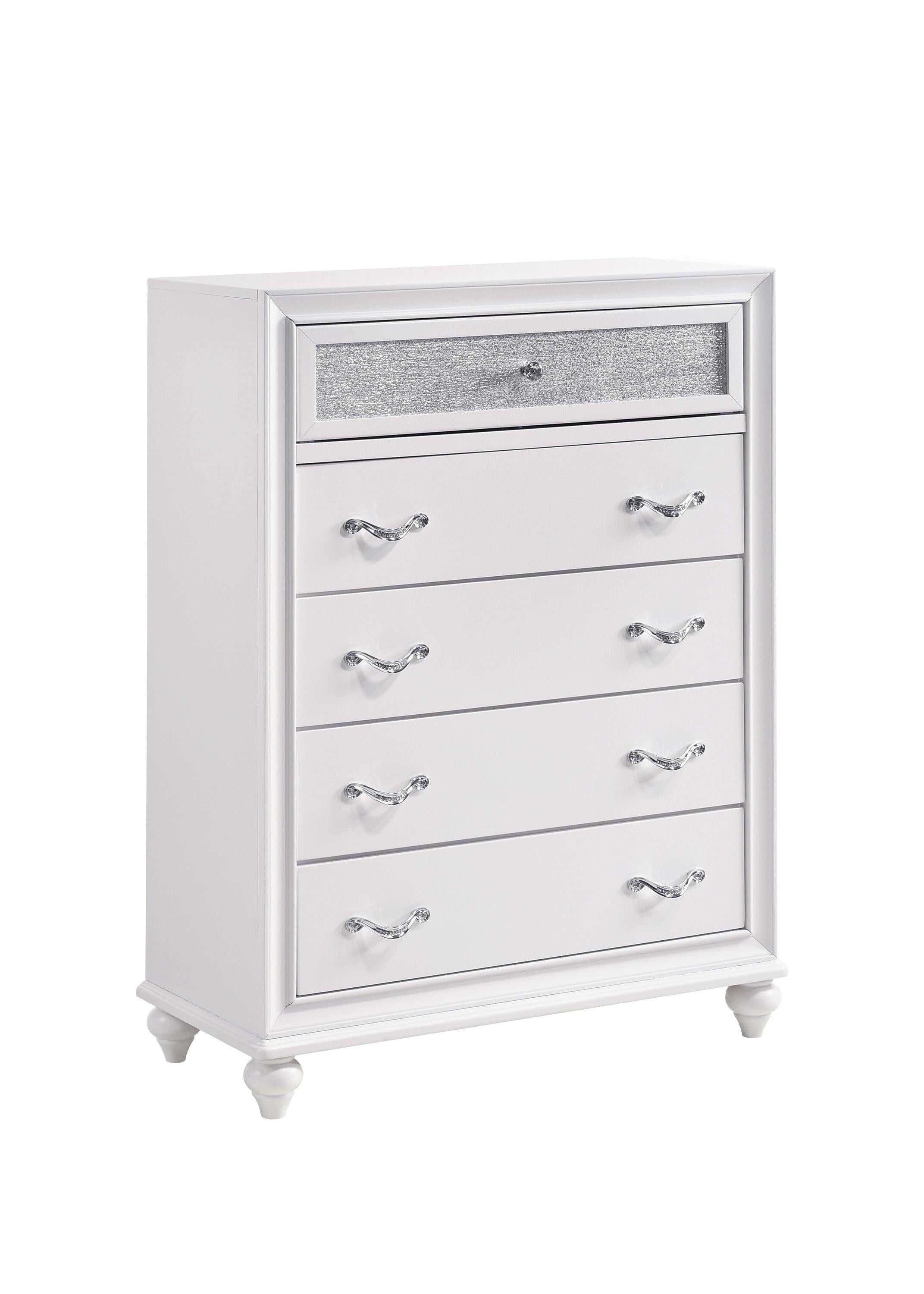 Barzini White Chest - Ornate Home