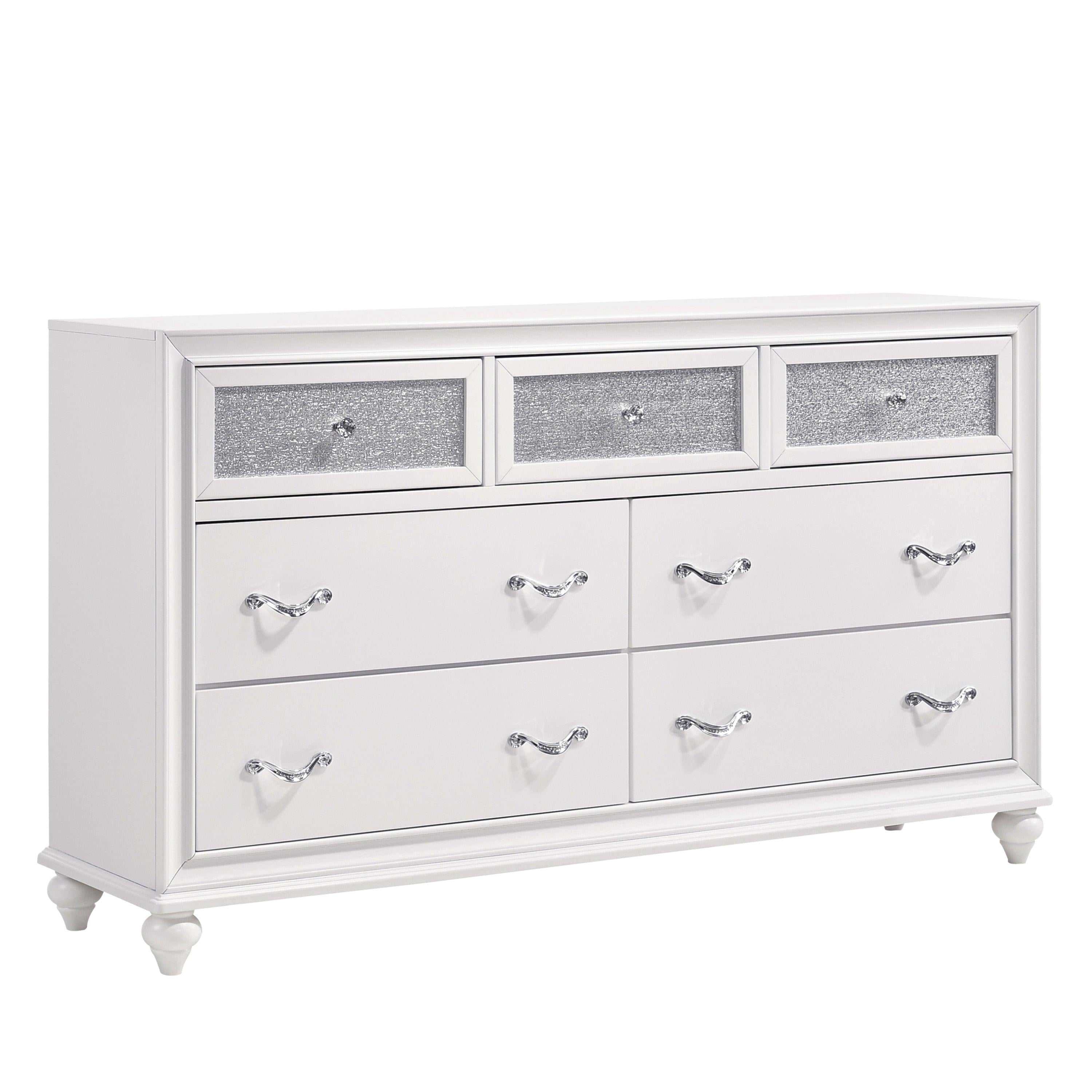 Barzini White Dresser - Ornate Home