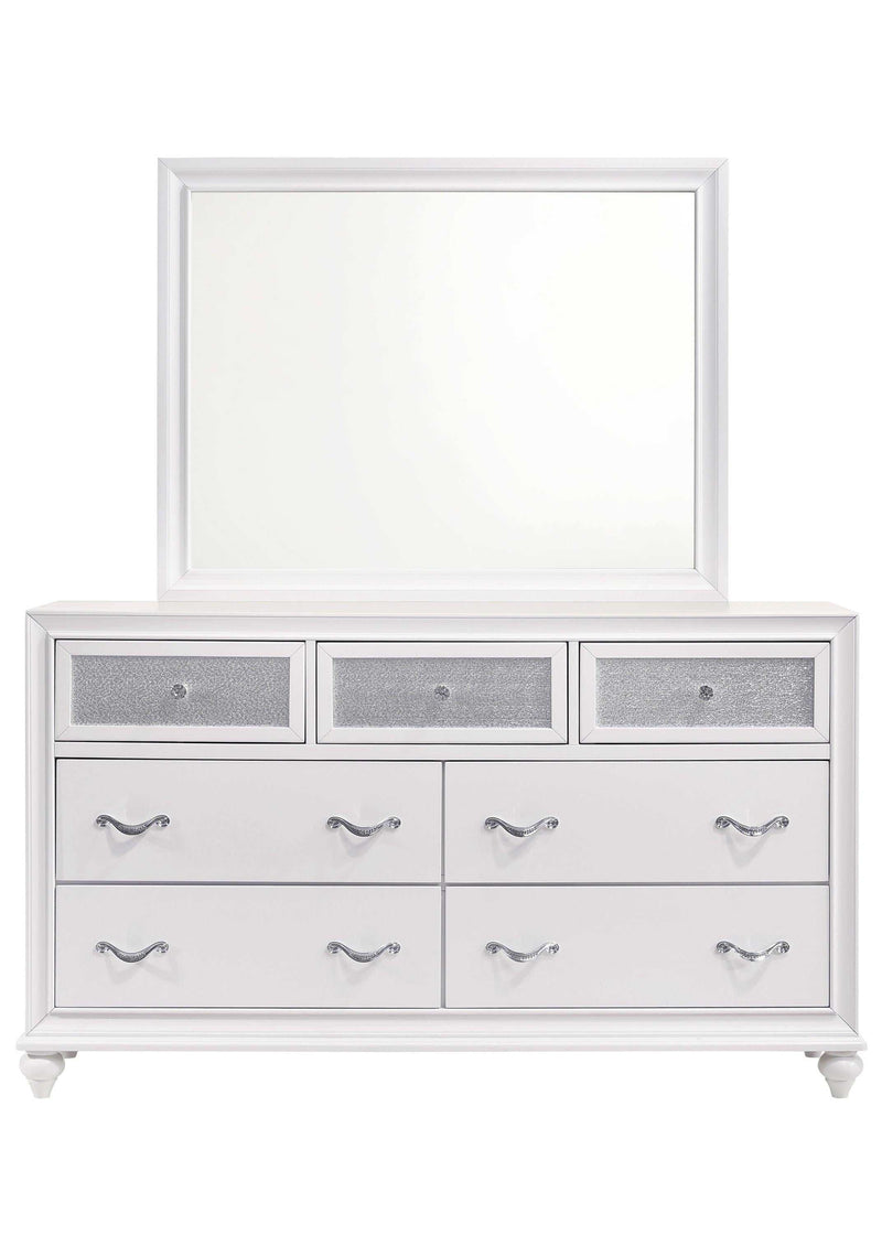 Barzini White Dresser - Ornate Home